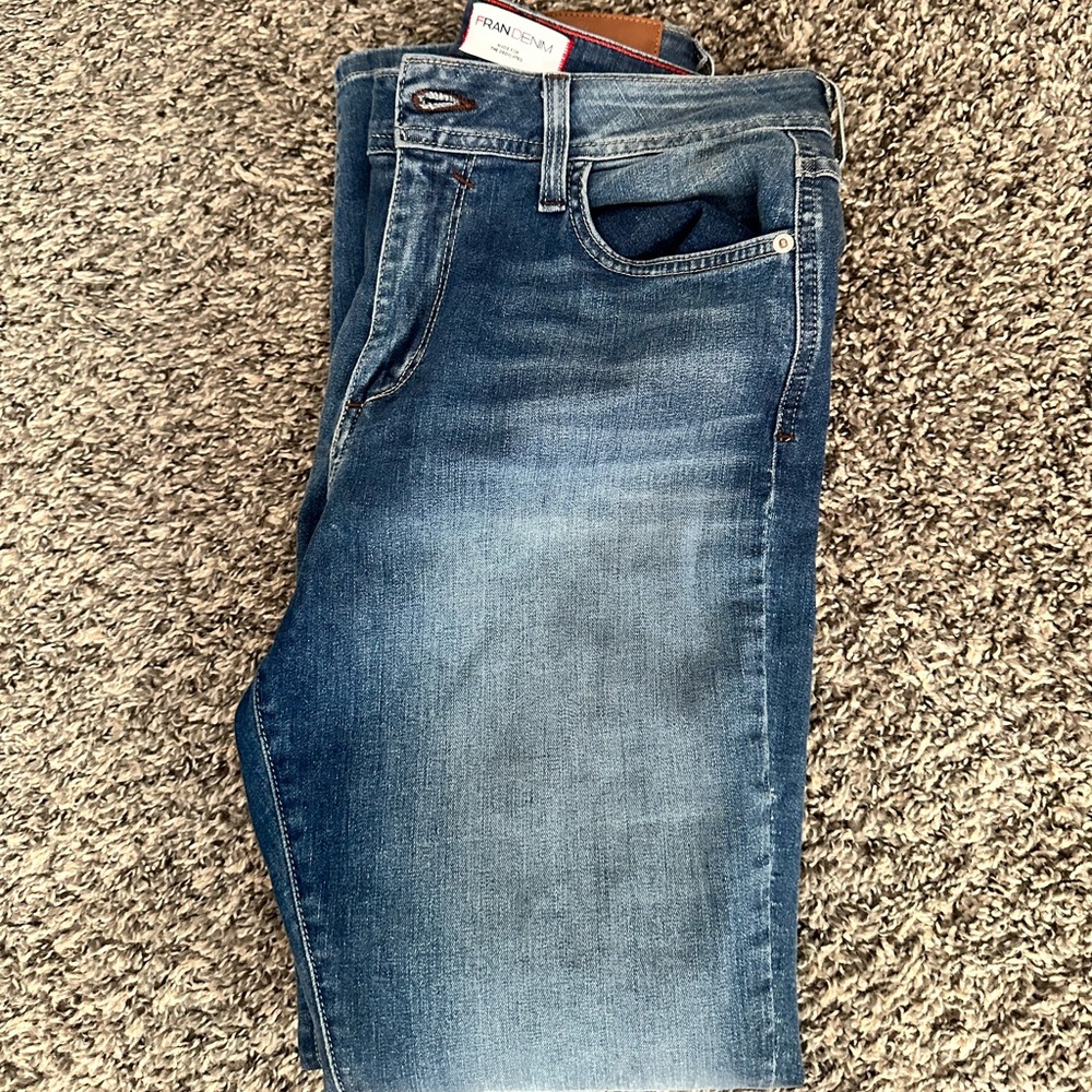 Nicole High Rise Skinny Medium Stone Wash size 28